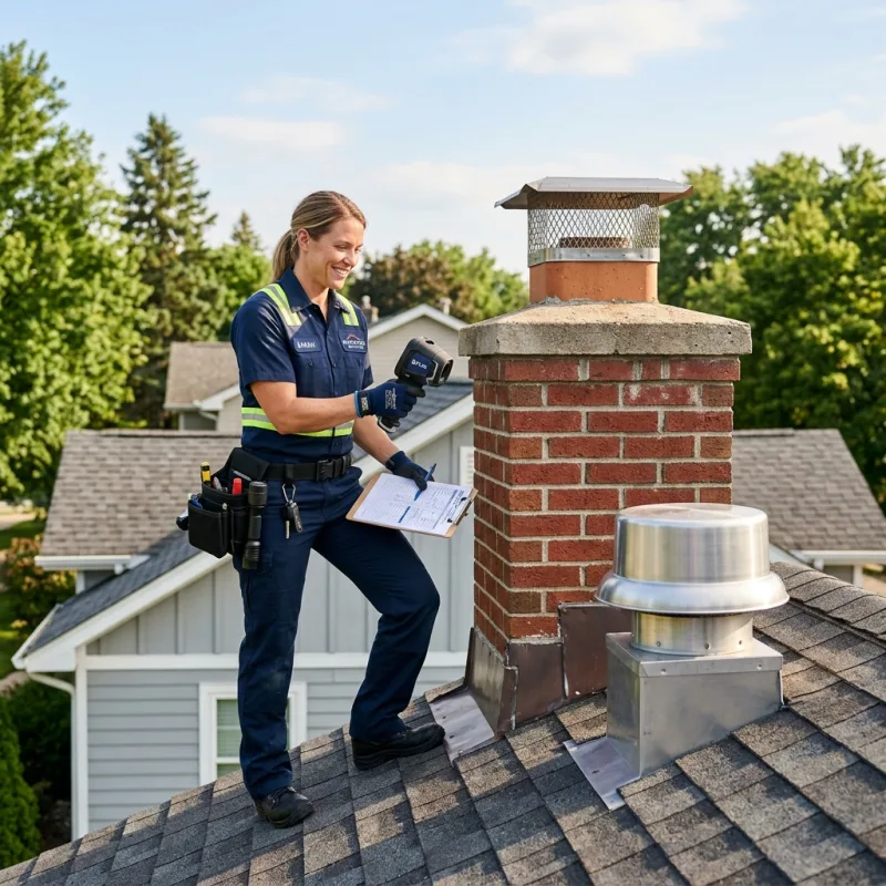 Technician removing a deceased bird from an indoor space in Chelsea